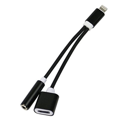 Adaptor 2&1 APPLE iPhone 7 (Negru)