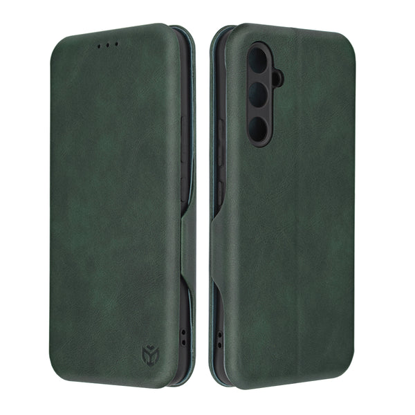 Husa de protectie Techsuit Safe Wallet Plus compatibila cu Samsung Galaxy A54, acoperire spate, verde