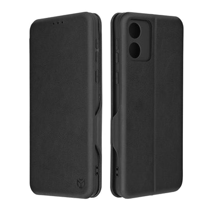 Husa de protectie Techsuit Safe Wallet Plus compatibila cu Motorola Moto E13, acoperire spate, negru