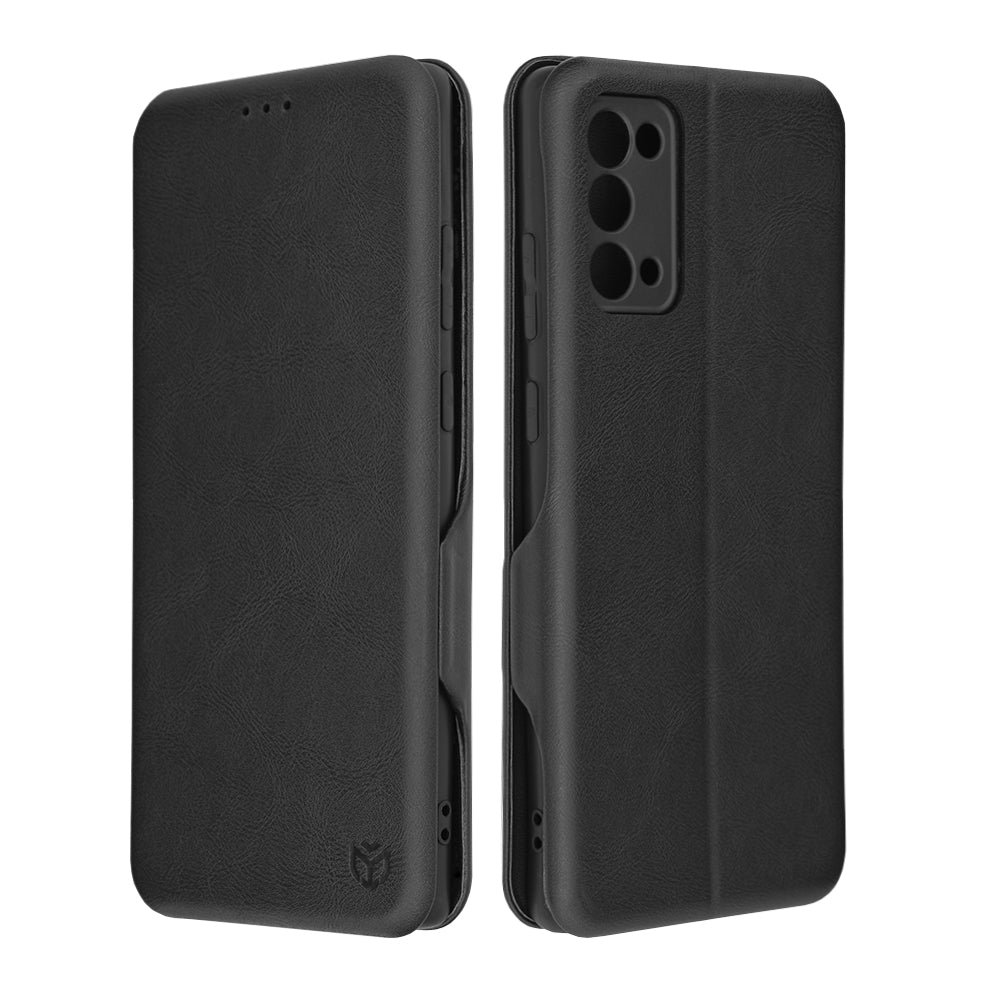 Husa de protectie Techsuit Safe Wallet Plus compatibila cu Samsung Galaxy Note 20 5G, acoperire spate, negru