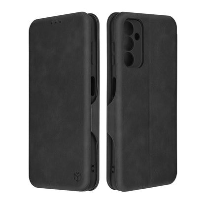 Husa de protectie Techsuit Safe Wallet Plus compatibila cu Samsung Galaxy A14 4G, acoperire spate, negru