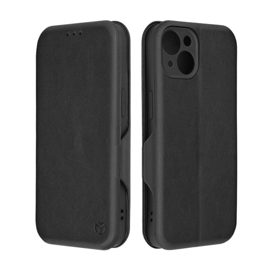 Husa de protectie Techsuit Safe Wallet Plus compatibila cu Apple iPhone 14, acoperire spate, negru