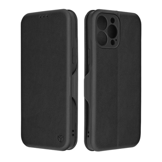 Husa de protectie Techsuit Safe Wallet Plus compatibila cu Apple iPhone 13 Pro Max, acoperire spate, negru