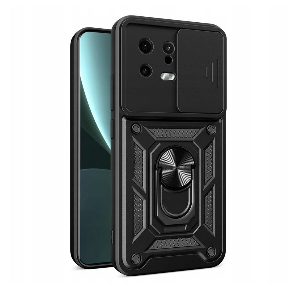 Husa de protectie Techsuit CamShield Series compatibila cu Xiaomi 13, acoperire spate, negru