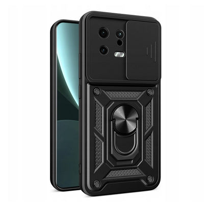 Husa de protectie Techsuit CamShield Series compatibila cu Xiaomi 13, acoperire spate, negru