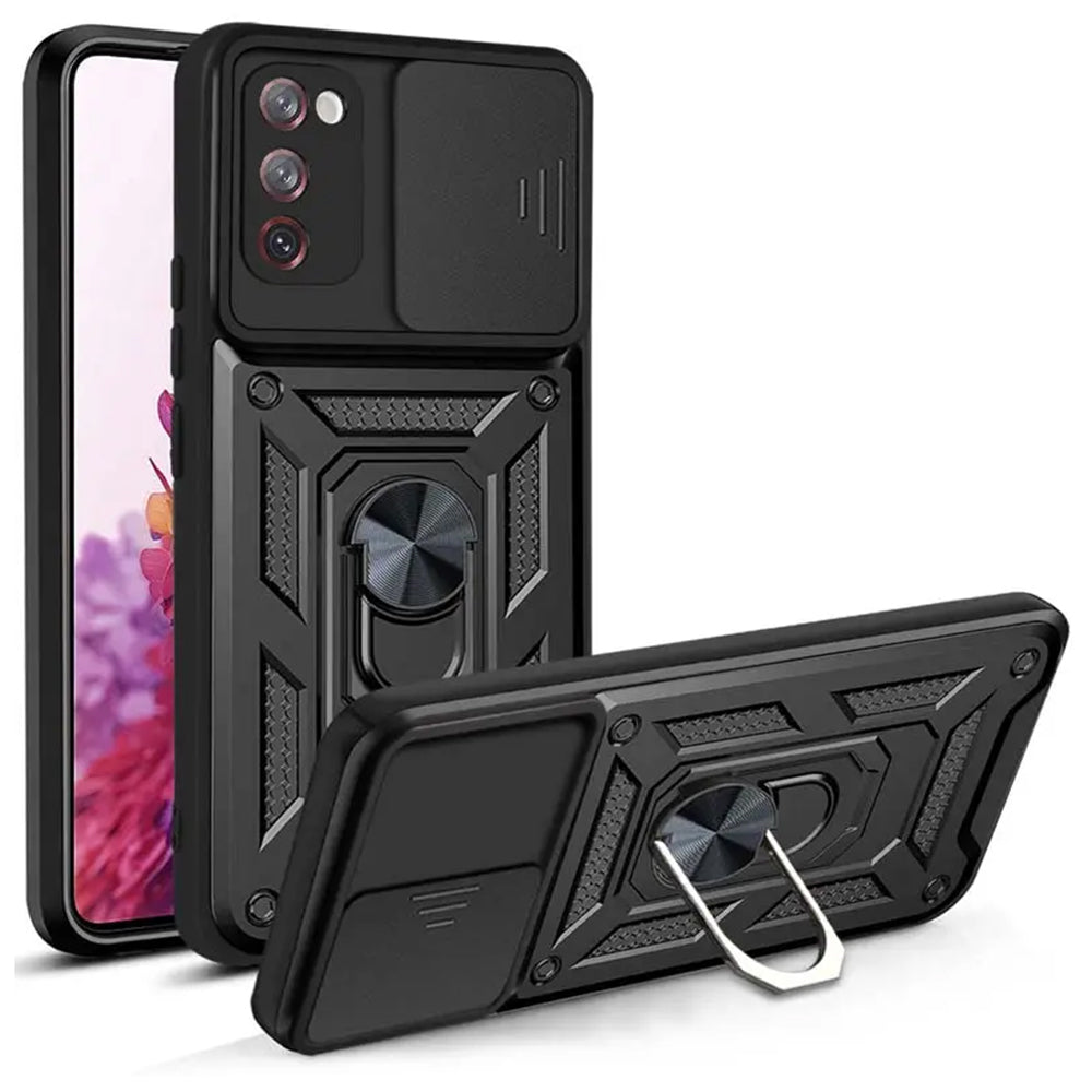 Husa de protectie Techsuit CamShield Series compatibila cu Samsung Galaxy S20 FE, acoperire spate, negru