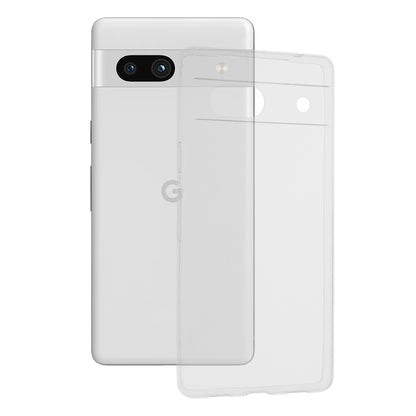 Husa de protectie Techsuit Clear Silicone compatibila cu Google Pixel 7a, acoperire spate, transparent