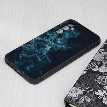 Husa de protectie Techsuit Glaze Series compatibila cu Samsung Galaxy A34 5G, acoperire spate, Fiery Ocean