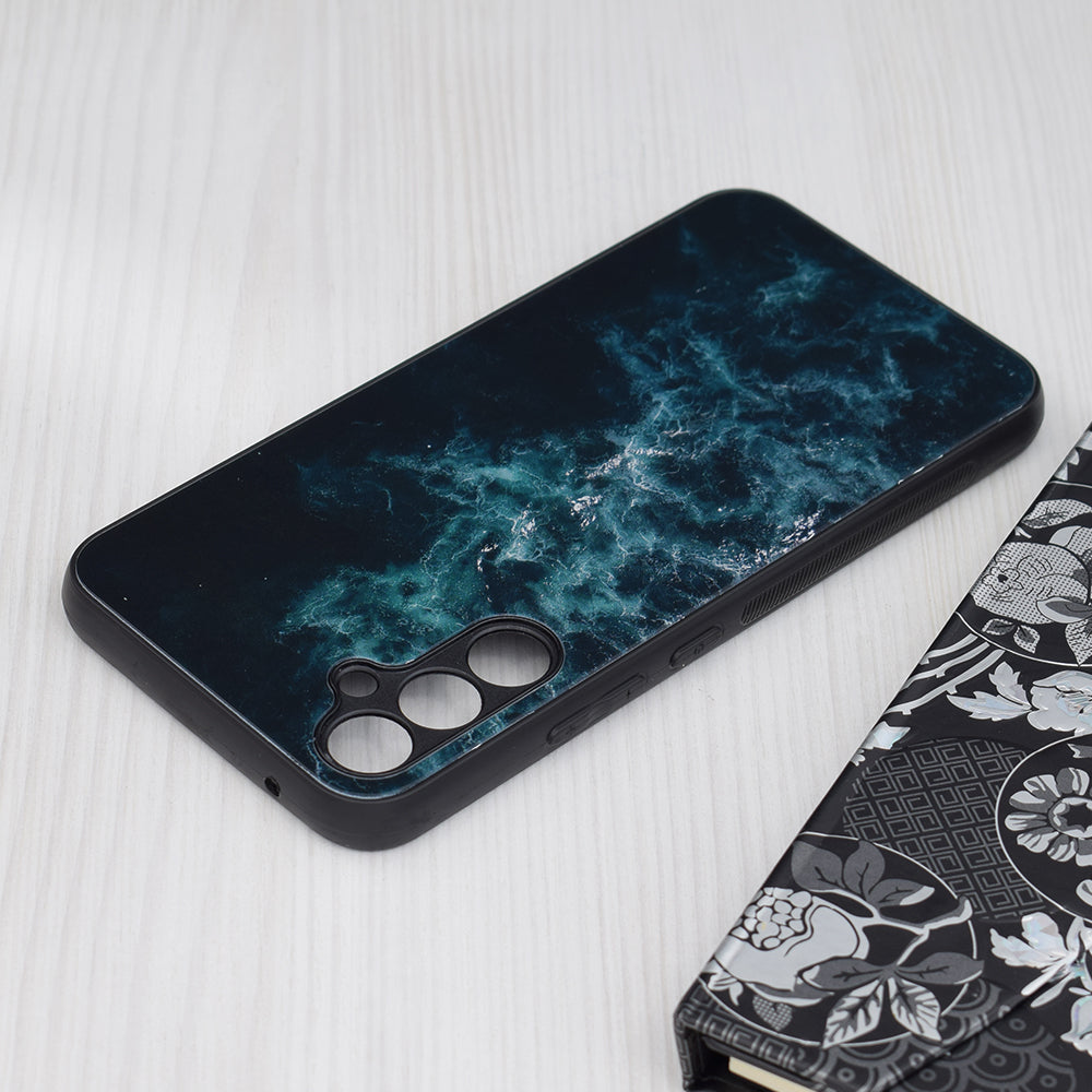 Husa de protectie Techsuit Glaze Series compatibila cu Samsung Galaxy A34 5G, acoperire spate, Fiery Ocean