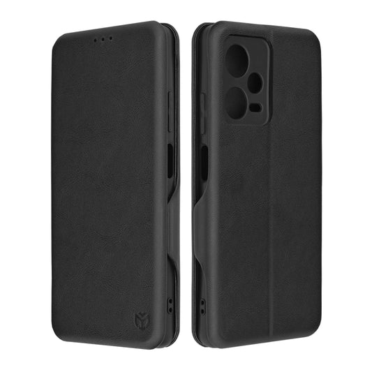 Husa de protectie Techsuit Safe Wallet Plus compatibila cu Xiaomi Redmi Note 12 Pro Plus, acoperire spate, negru