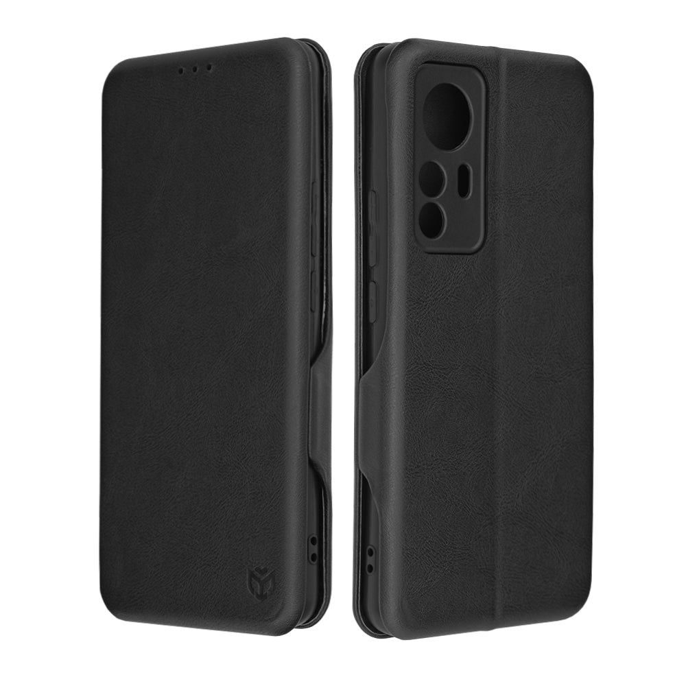 Husa de protectie Techsuit Safe Wallet Plus compatibila cu Xiaomi 12T, acoperire spate, negru