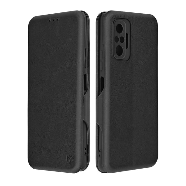 Husa de protectie Techsuit Safe Wallet Plus compatibila cu Xiaomi Redmi Note 10 Pro, acoperire spate, negru