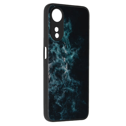 Husa de protectie Techsuit Glaze Series compatibila cu Oppo A17, acoperire spate, Red Nebula