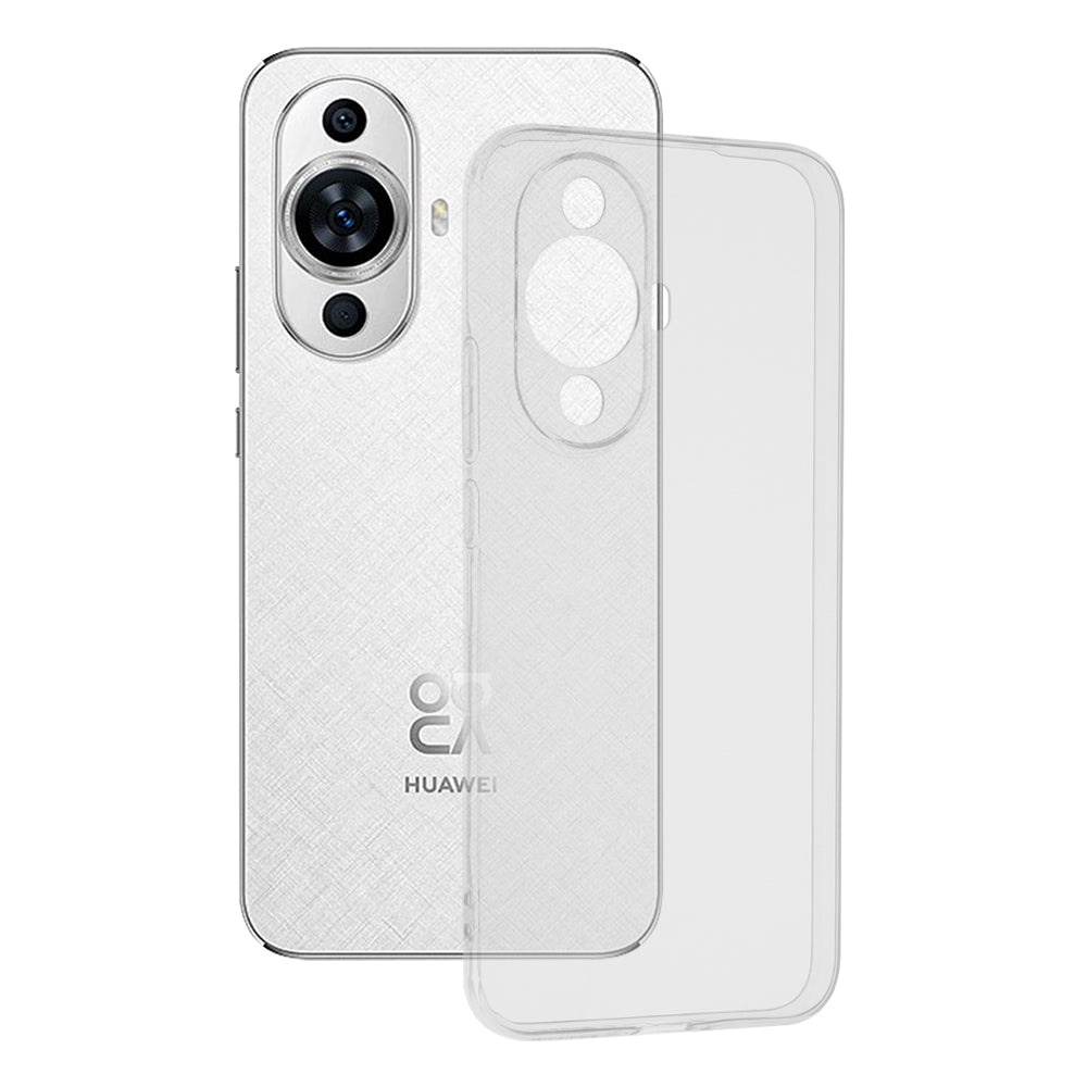 Husa de protectie Techsuit Clear Silicone compatibila cu Huawei nova 11, acoperire spate, transparent