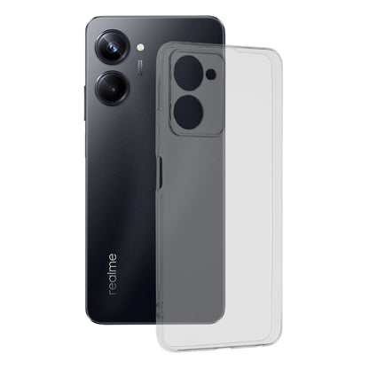 Husa de protectie Techsuit Clear Silicone compatibila cu Realme 10 Pro, acoperire spate, transparent