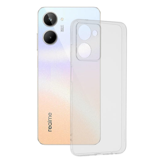 Husa de protectie Techsuit Clear Silicone compatibila cu Realme 10 4G, acoperire spate, transparent