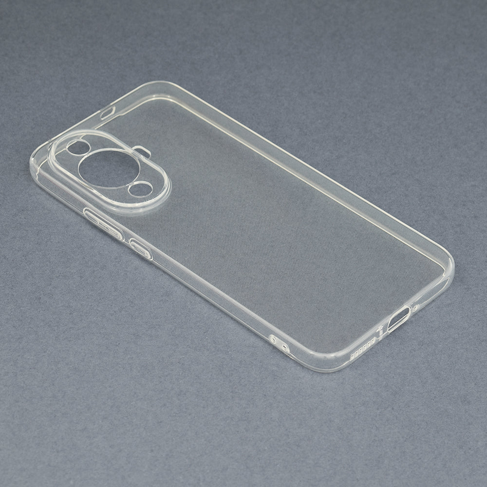 Husa de protectie Techsuit Clear Silicone compatibila cu Huawei nova 11, acoperire spate, transparent