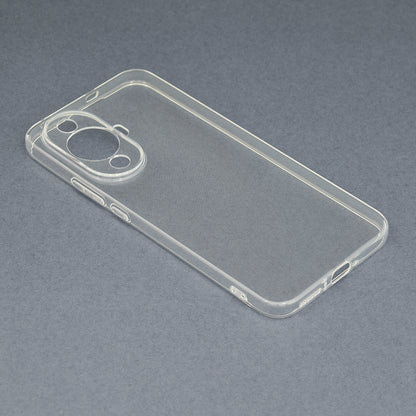 Husa de protectie Techsuit Clear Silicone compatibila cu Huawei nova 11, acoperire spate, transparent