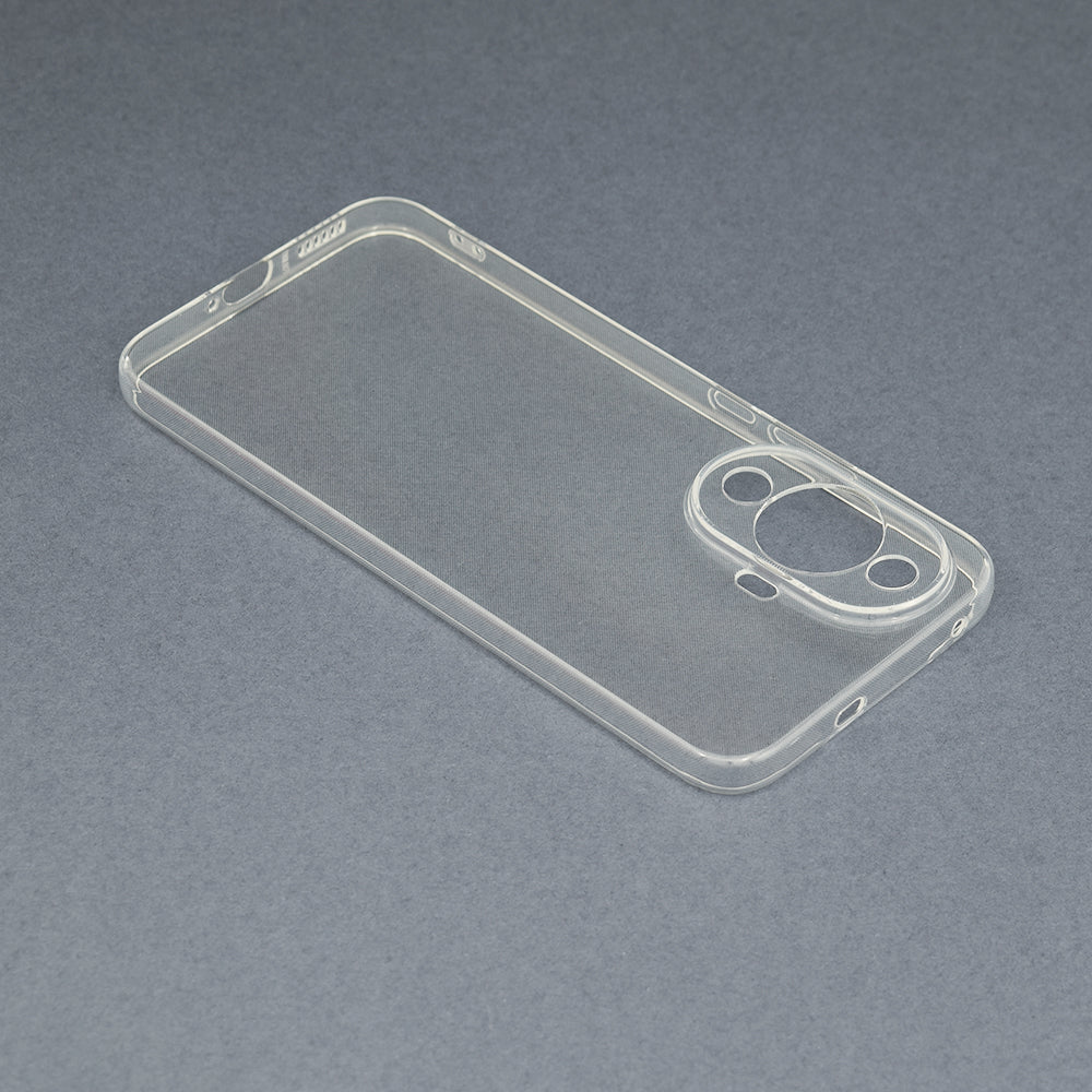 Husa de protectie Techsuit Clear Silicone compatibila cu Huawei nova 11, acoperire spate, transparent
