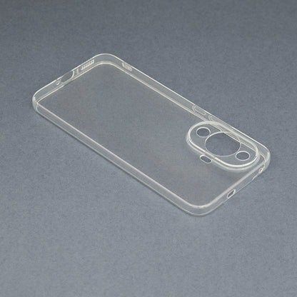Husa de protectie Techsuit Clear Silicone compatibila cu Huawei nova 11, acoperire spate, transparent