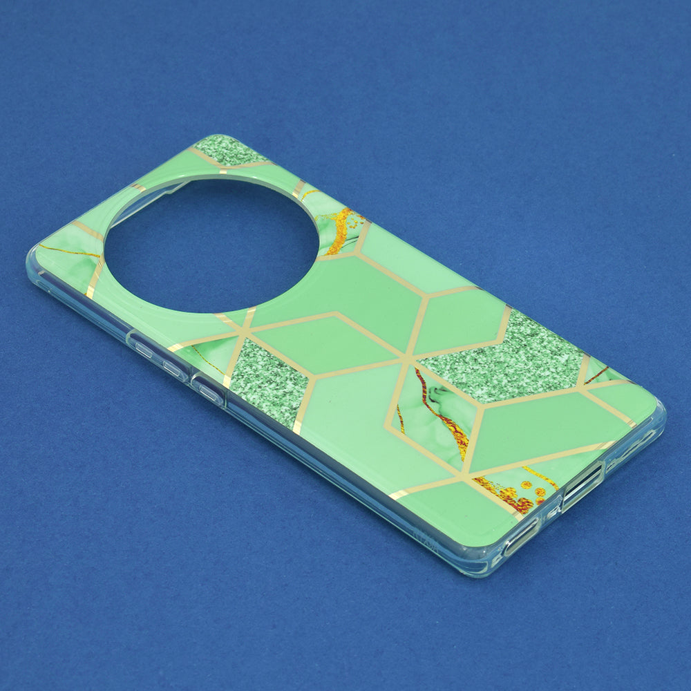 Husa de protectie Techsuit Marble Series compatibila cu Honor 50, acoperire spate, Purple Hex