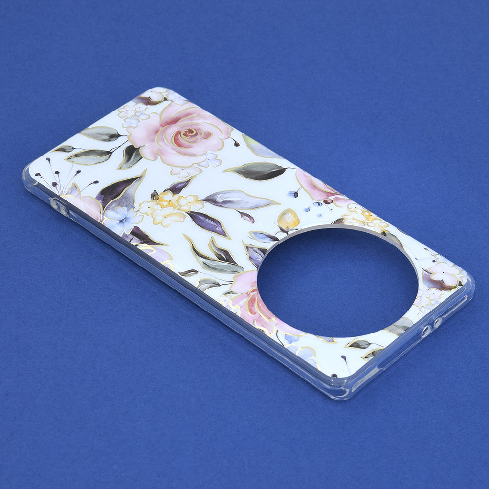 Husa de protectie Techsuit Marble Series compatibila cu Honor 50, acoperire spate, Green Hex