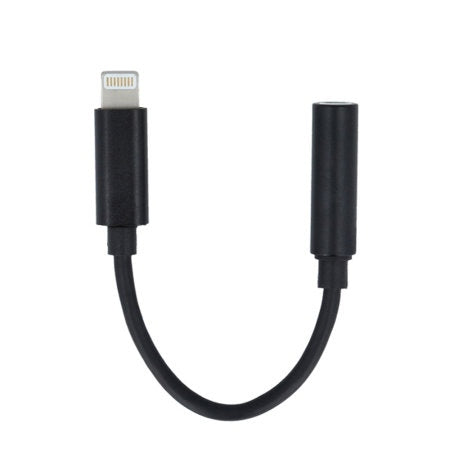 Adaptor  Lightning - Jack 3.5mm (Negru)