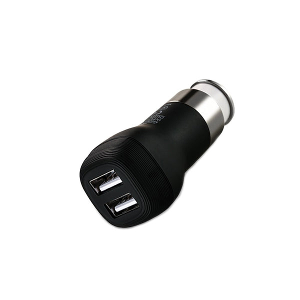 Incarcator Auto Universal 2.4A cu 2 Porturi USB (Negru) REMAX Flinc RCC-207