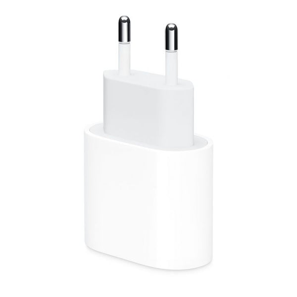 Incarcator Original APPLE 18W cu port USB-C (Alb) MU7V2ZM/A BULK