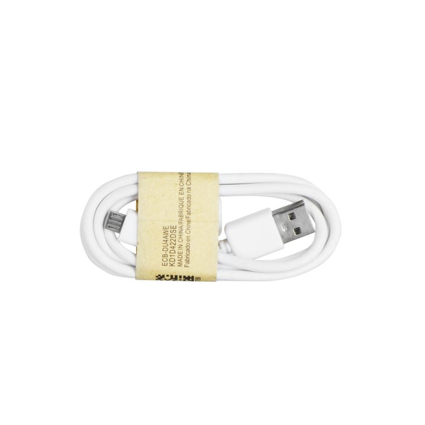 Cablu Date & Incarcare MicroUSB (Alb) ECB-DU4AWE BULK