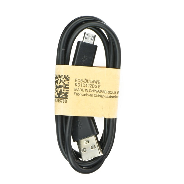 Cablu Date & Incarcare MicroUSB (Negru) ECB-DU4AWE BULK