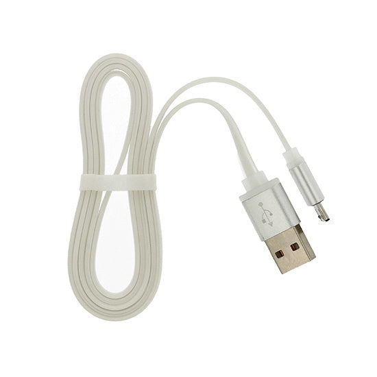 Cablu Date & Incarcare MicroUSB Slim (Alb)