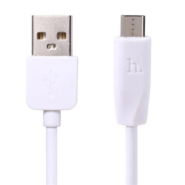 Cablu Date & Incarcare MicroUSB Fast Charge - 1 Metru (Alb) X1 HOCO