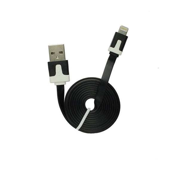 Cablu Date & Incarcare Plat APPLE Lightning (Negru)