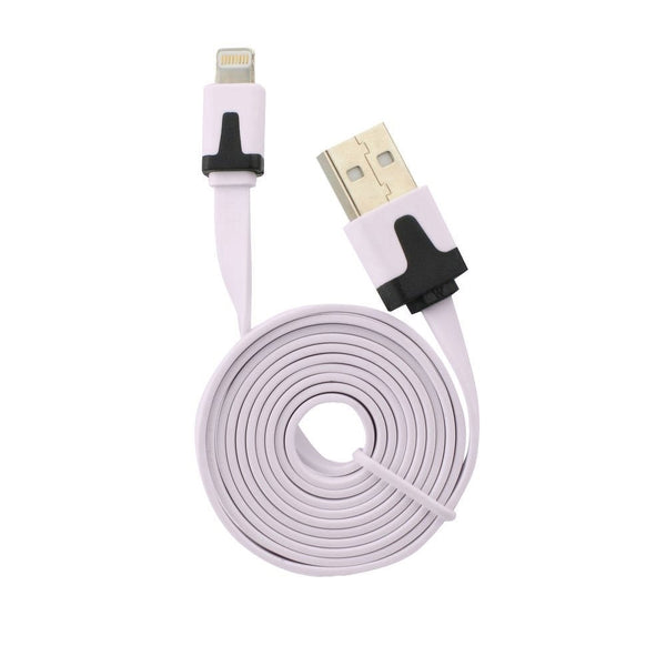 Cablu Date & Incarcare Plat APPLE Lightning (Roz Pal)