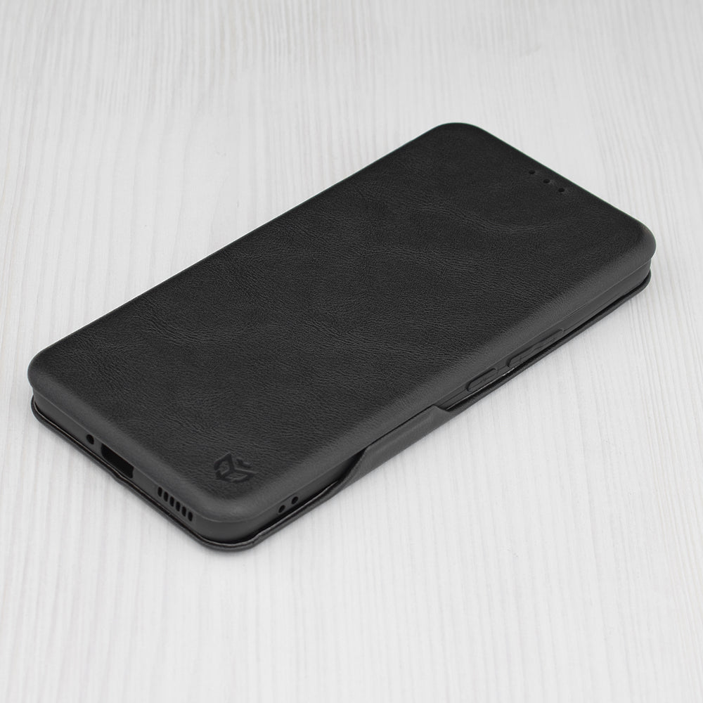 Husa de protectie Techsuit Safe Wallet Plus compatibila cu Honor Magic5 Lite, acoperire spate, negru