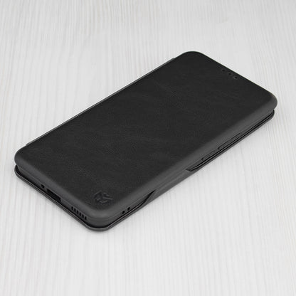 Husa de protectie Techsuit Safe Wallet Plus compatibila cu Honor 90 SMART, acoperire spate, negru