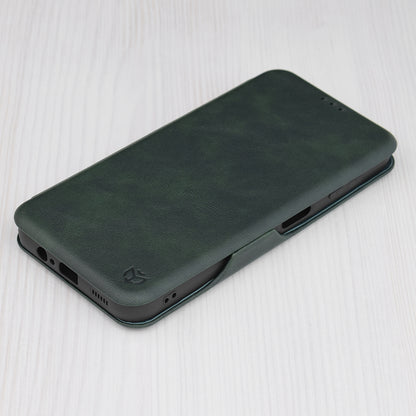 Husa de protectie Techsuit Safe Wallet Plus compatibila cu Samsung Galaxy A14 5G, acoperire spate, verde