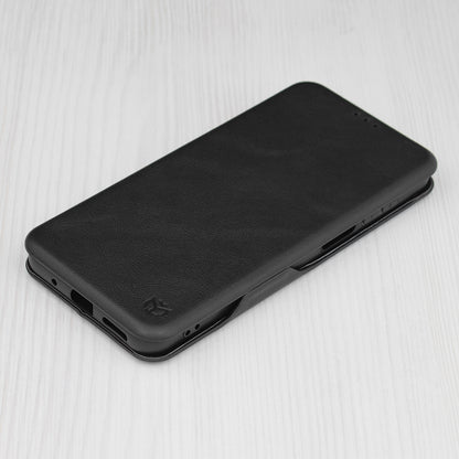 Husa de protectie Techsuit Safe Wallet Plus compatibila cu Motorola Moto G23, acoperire spate, negru