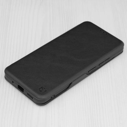 Husa de protectie Techsuit Safe Wallet Plus compatibila cu Xiaomi Redmi 12C, acoperire spate, negru
