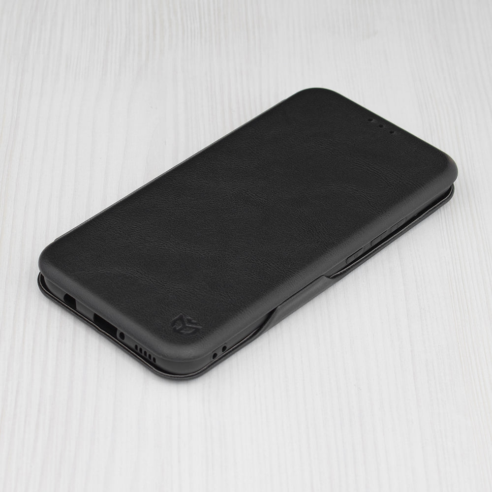 Husa de protectie Techsuit Safe Wallet Plus compatibila cu Huawei Mate 20 Lite, acoperire spate, negru