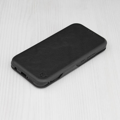 Husa de protectie Techsuit Safe Wallet Plus compatibila cu Huawei P20 Lite, acoperire spate, negru