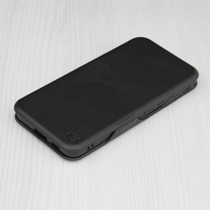 Husa de protectie Techsuit Safe Wallet Plus compatibila cu Samsung Galaxy S22 Plus 5G, acoperire spate, negru