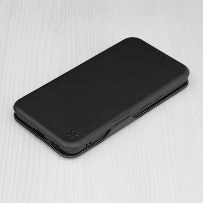 Husa de protectie Techsuit Safe Wallet Plus compatibila cu Samsung Galaxy S21 FE 5G, acoperire spate, negru