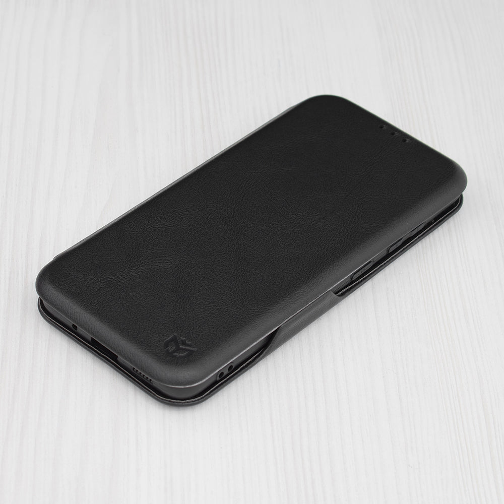 Husa de protectie Techsuit Safe Wallet Plus compatibila cu Samsung Galaxy S20 5G, acoperire spate, negru