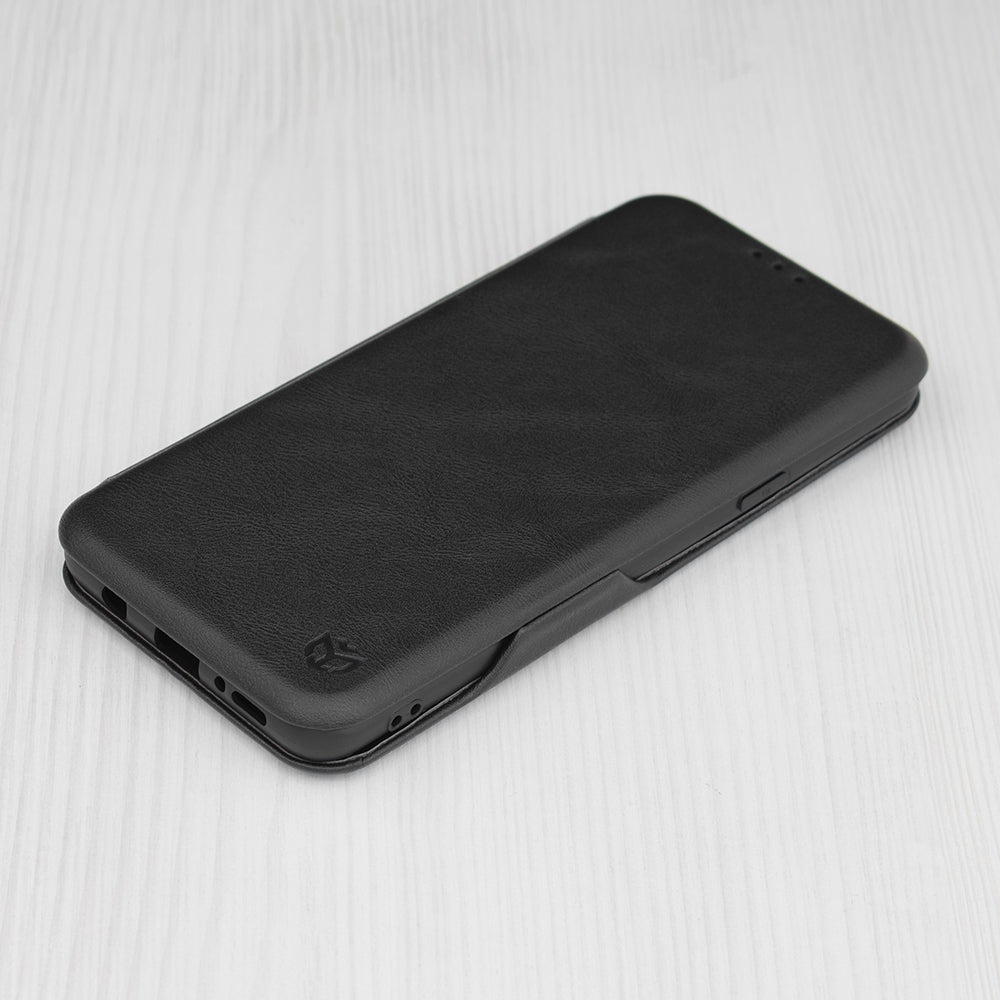 Husa de protectie Techsuit Safe Wallet Plus compatibila cu Samsung Galaxy S9 Plus, acoperire spate, negru