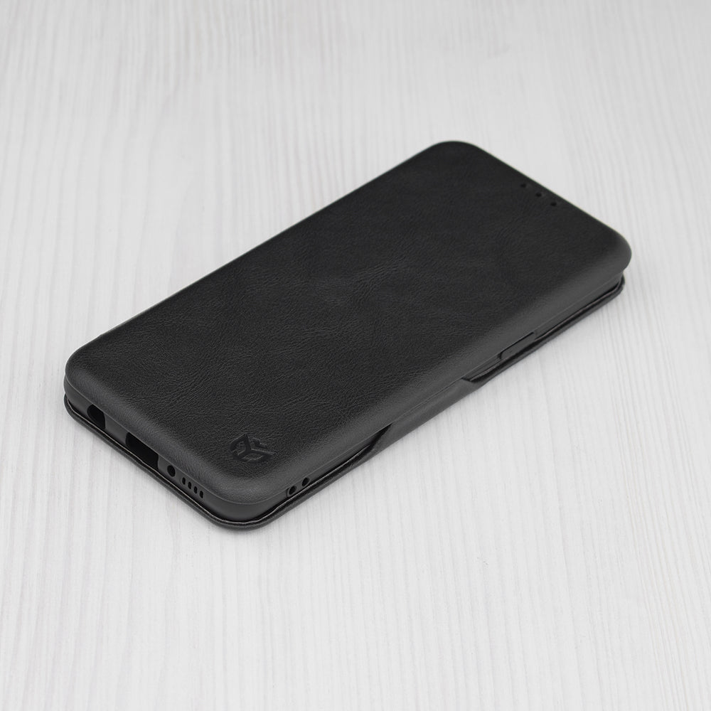 Husa de protectie Techsuit Safe Wallet Plus compatibila cu Samsung Galaxy S9, acoperire spate, negru