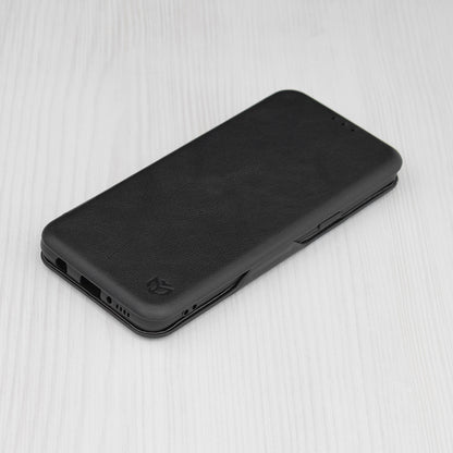 Husa de protectie Techsuit Safe Wallet Plus compatibila cu Samsung Galaxy S9, acoperire spate, negru