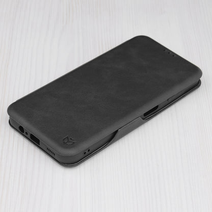 Husa de protectie Techsuit Safe Wallet Plus compatibila cu Samsung Galaxy A14 5G, acoperire spate, negru