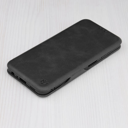 Husa de protectie Techsuit Safe Wallet Plus compatibila cu Samsung Galaxy A13 4G, acoperire spate, negru